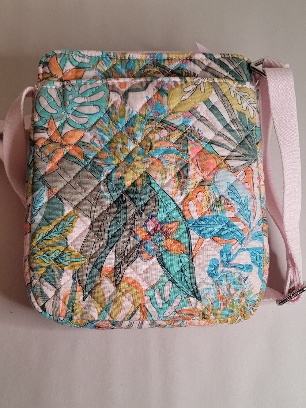 Vera Bradley Mini Hipster Crossbody Bag In Rainforest Canopy RFID - Picture 7 of 10
